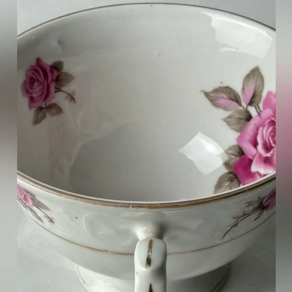 Bavaria Schumann Artzberg Germany Roses and Buds tea cup